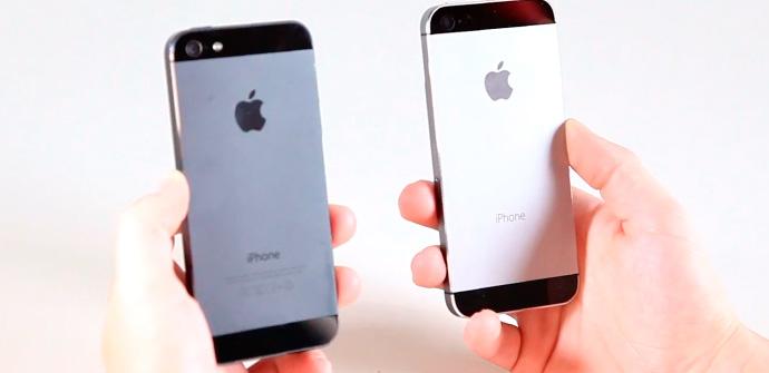 Comparativa en vídeo de un iPhone 5S y un iPhone 5.