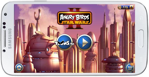 Inicio de Angry Birds Star Wars II