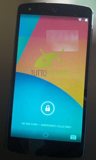 Pantalla de bloqueo en Android 4.4 KitKat