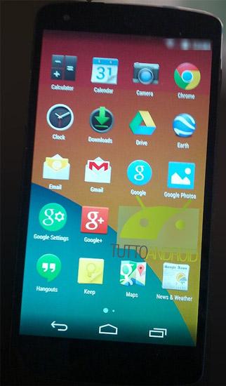 Iconos en Android 4.4 KitKat