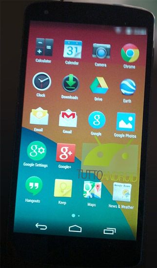 Iconos en Android 4.4 KitKat