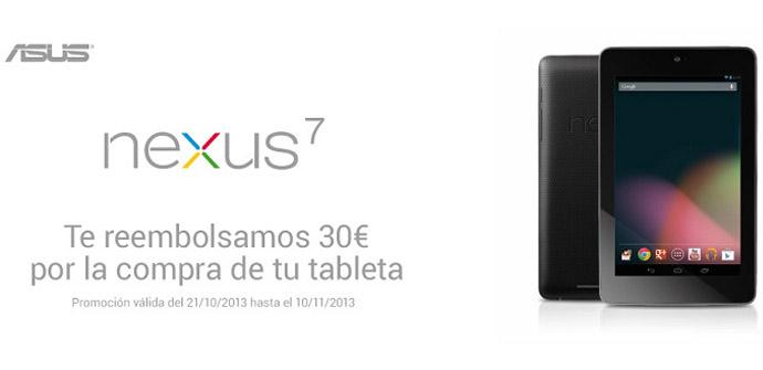 El Nexus 7 de 32GB de 2012 en promoción.