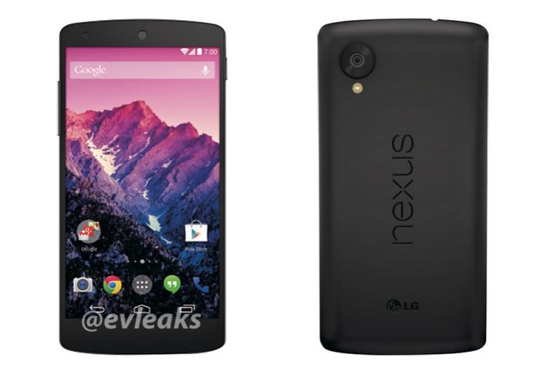 Imagen oficial del Nexus 5 de Google.