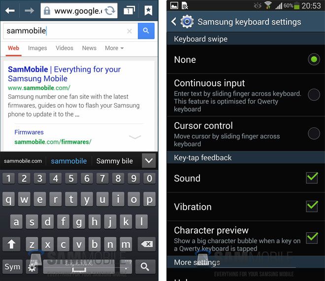 Teclado en Android 4.3