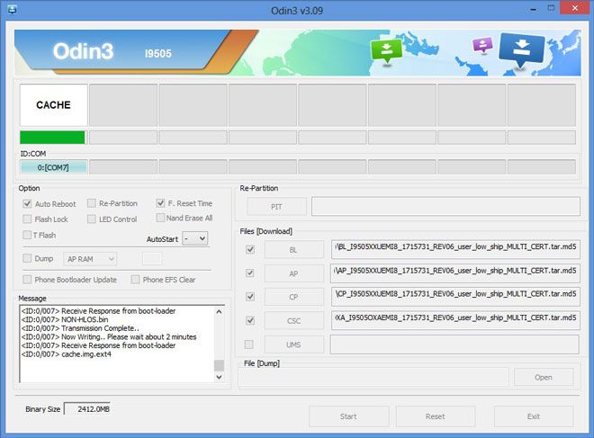 Interfaz de ODIN3