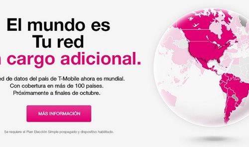 T-Mobile elimina el roaming en más de 100 países.