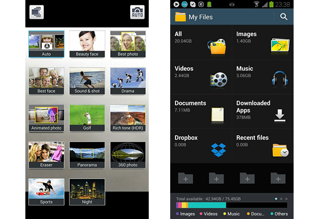 Aplicaciones del Samsung Galaxy Note 3