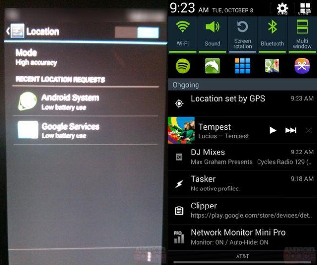 android 4.4 kitkat opciones localización