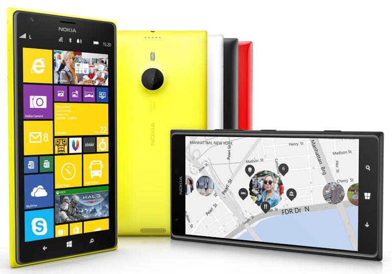 Nokia Lumia 1520 en diferentes colores