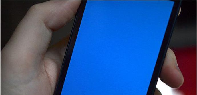 pantalla azul iphone 5s