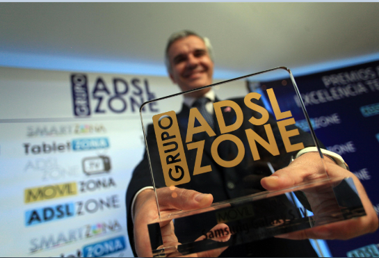 celestino garcía con Premio ADSLzone