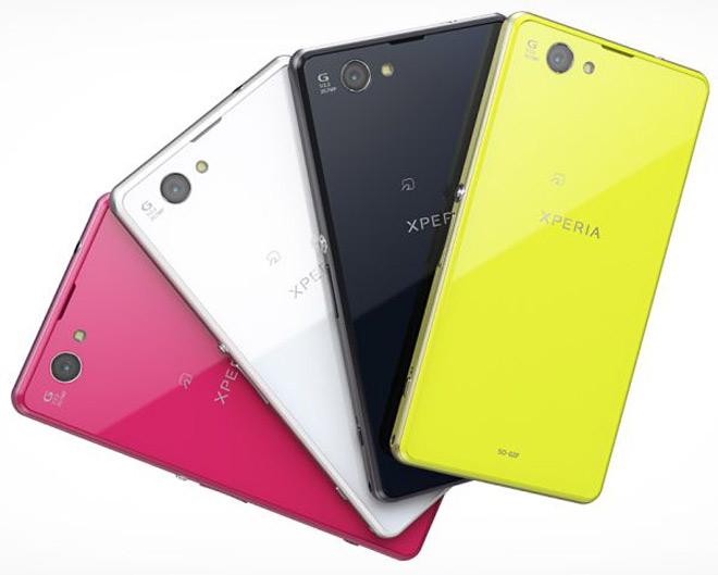 Sony Xperia Z1 f en cuatro colores