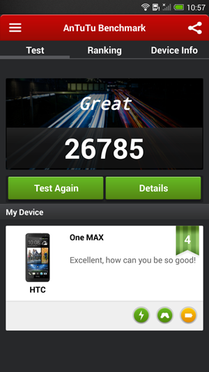 AnTuTu HTC One Max