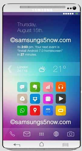 Concepto Samsung Galaxy S5.