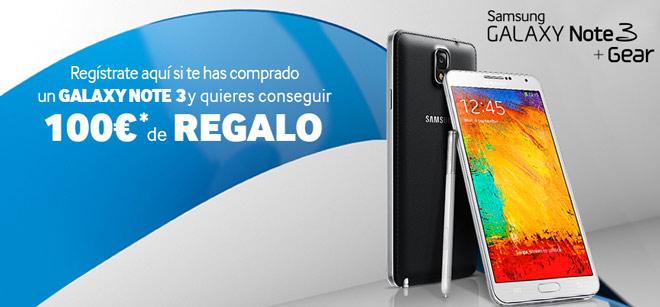 Promocion del Samsung Galaxy Note 3