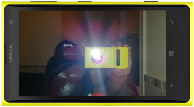 curso lumia foto espejo flash
