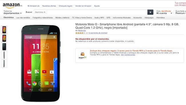 moto g amazon españa