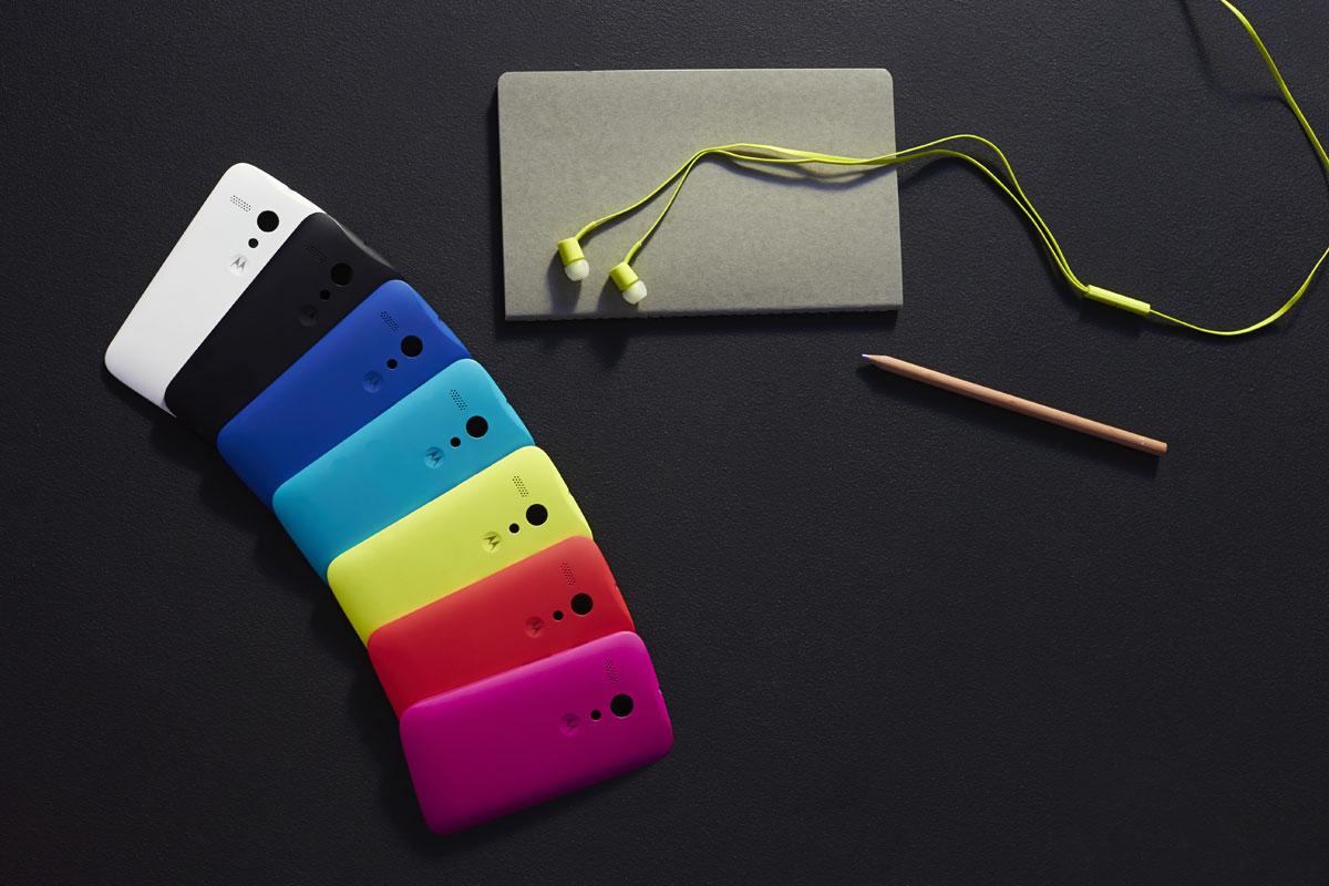 Motorola Moto G en diferentes colores