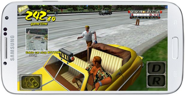 Cliente en Crazy Taxi