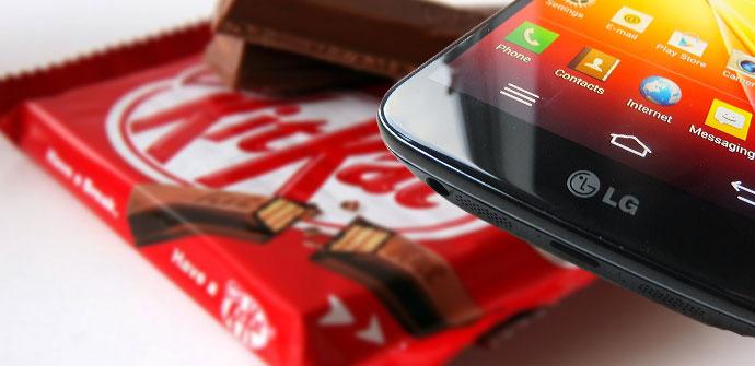 Actualizacion del LG G2 con KitKat
