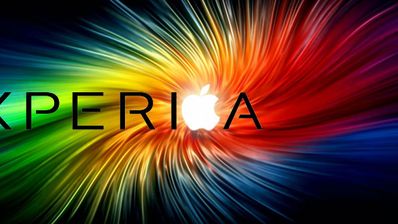 Logo de Apple y Xperia
