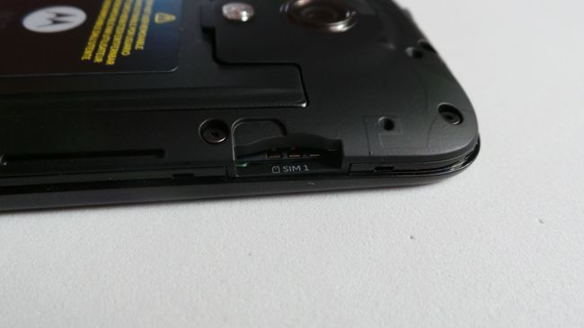 Ranura SIM del Motorola Moto G