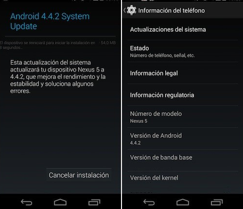 Android 4.4.2 Update