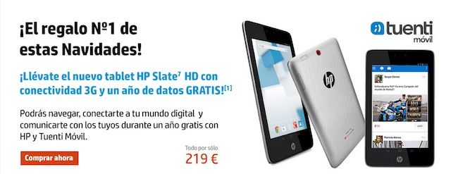 hp slate 7 hd tuenti movil