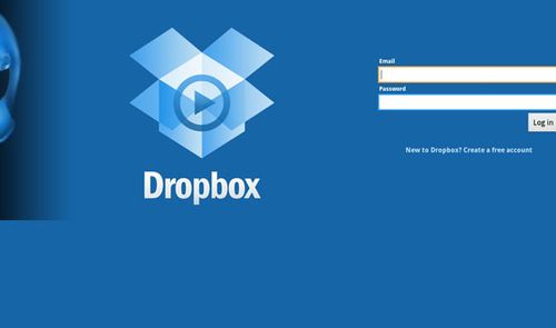 Dropbox con calavera