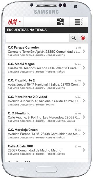 Tiendas de H&M