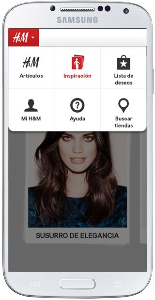 Interfaz de H&M