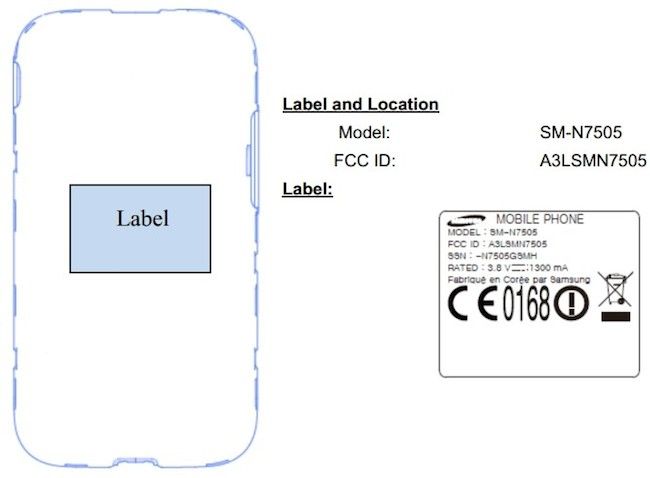 Samsung Galaxy Note 3 Neo FCC