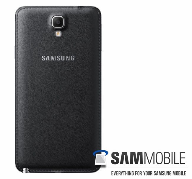 Trasera del Samsung Galaxy Note 3 Neo