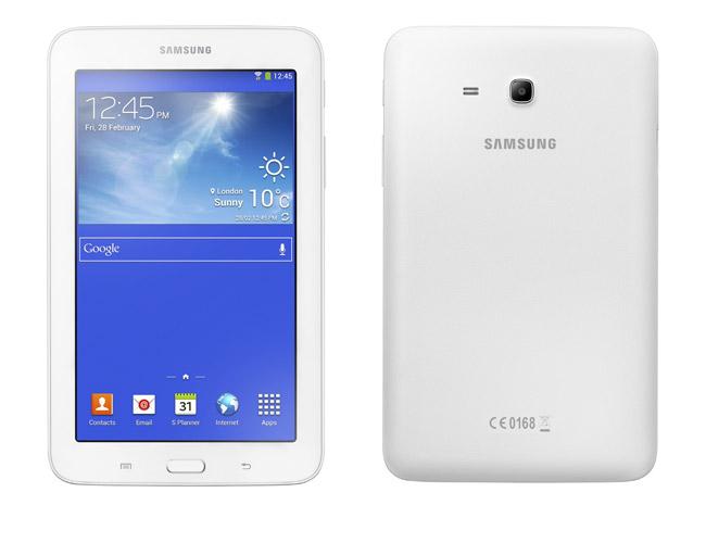 Samsung Galaxy Tab3 Lite de color blanco