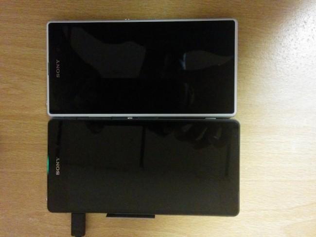 Sony Xperia Z1 contra Sony Xperia Z2 frontal