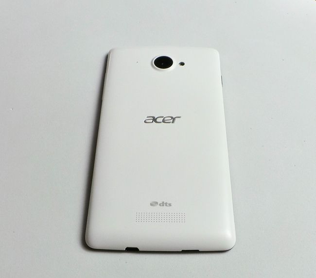 Parte trasera del Acer Liquid S1