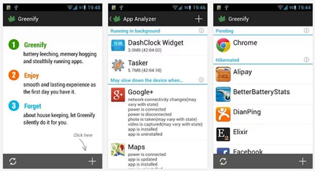 cuerpo greenify android