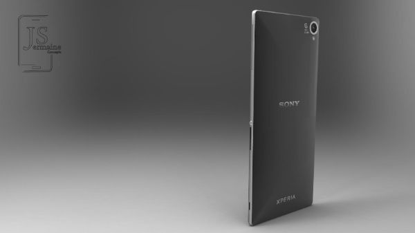 render diseño trasera xperia z2