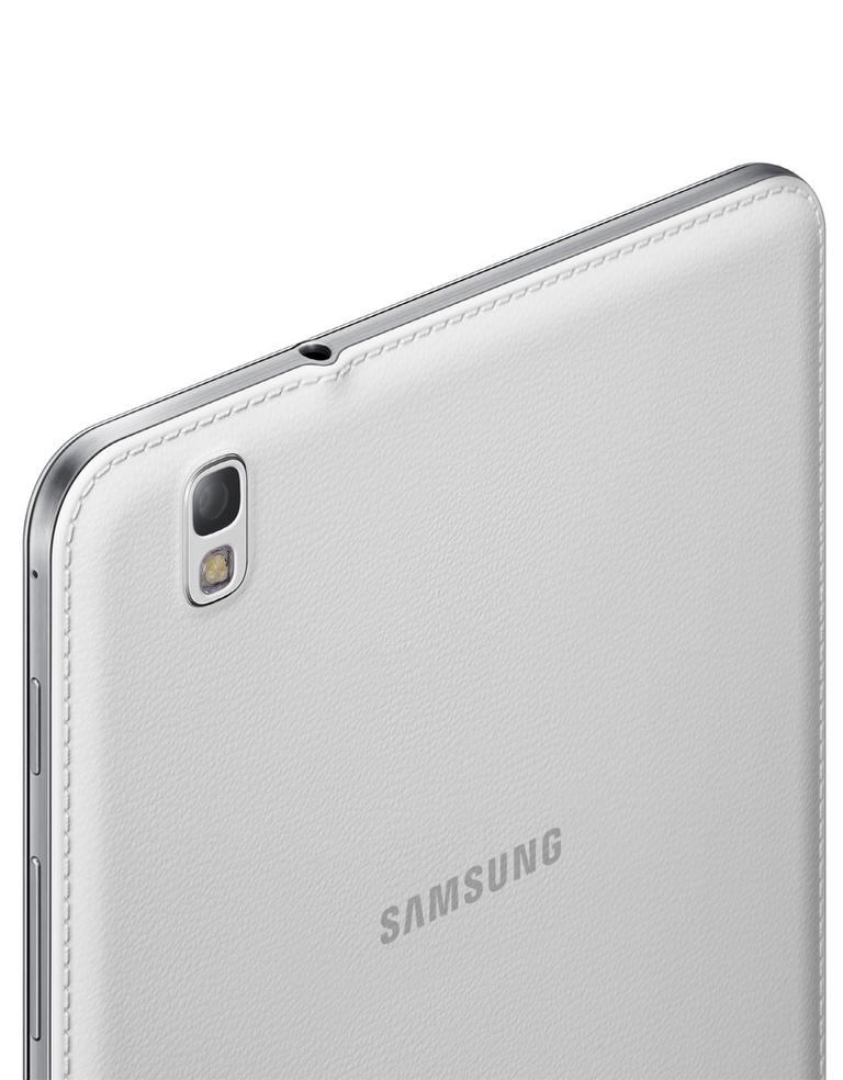 Samsung Galaxy TabPRO 8.4 detalle de la cámara y zona trasera