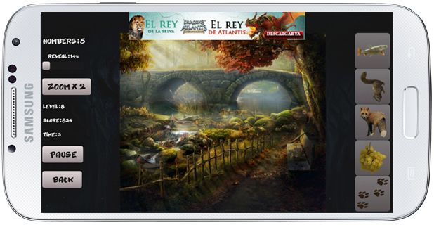 Interfaz Mystery Hidden Objects