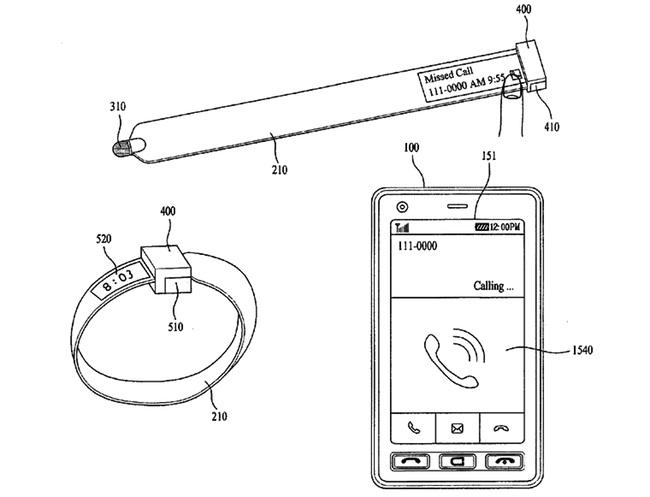 Patente LG stylus-smartwatch 01