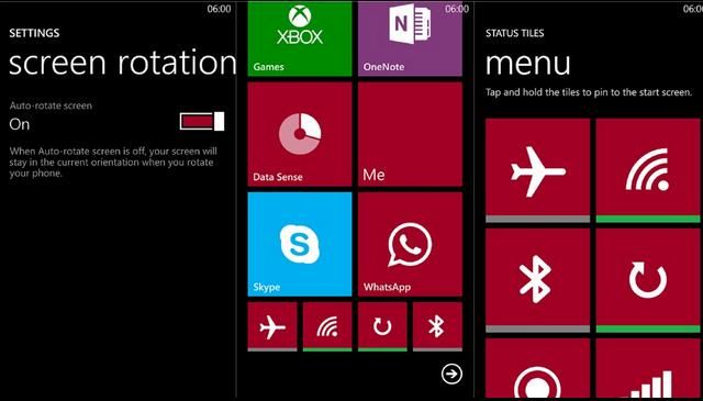 status tiles