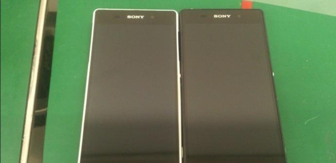 Sony Xperia Z2 en blanco