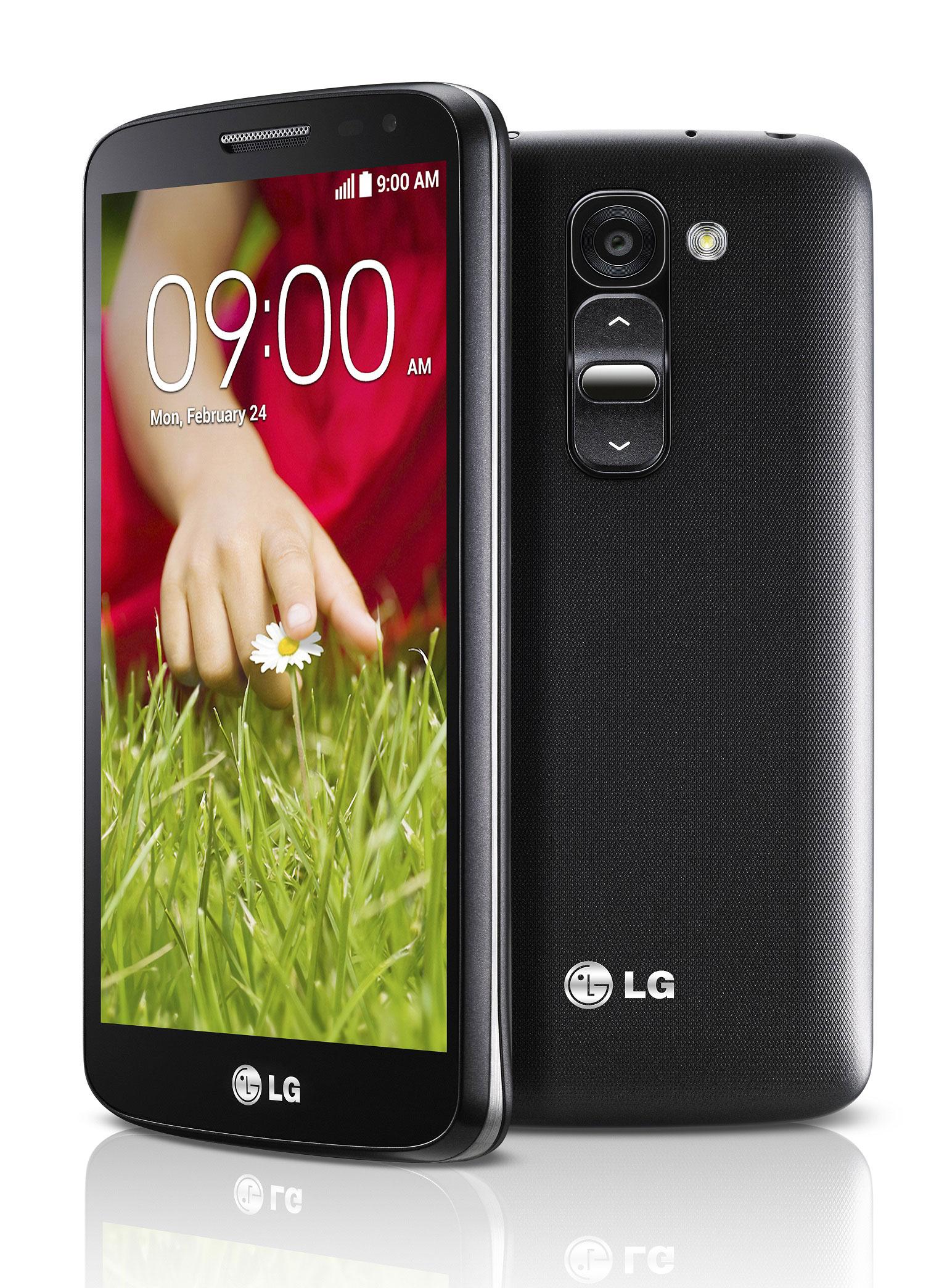 LG G2 Mini vista frontal y trasera