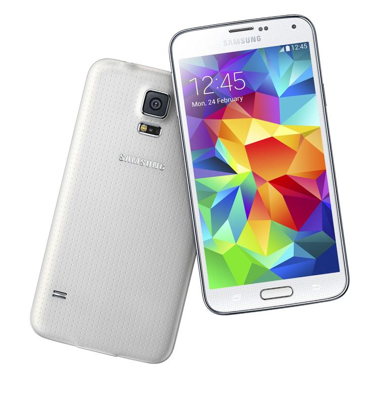Samsung Galaxy S5 en color blanco