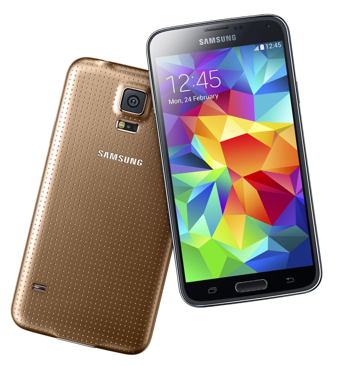 Samsung Galaxy S5 en color dorado u oro