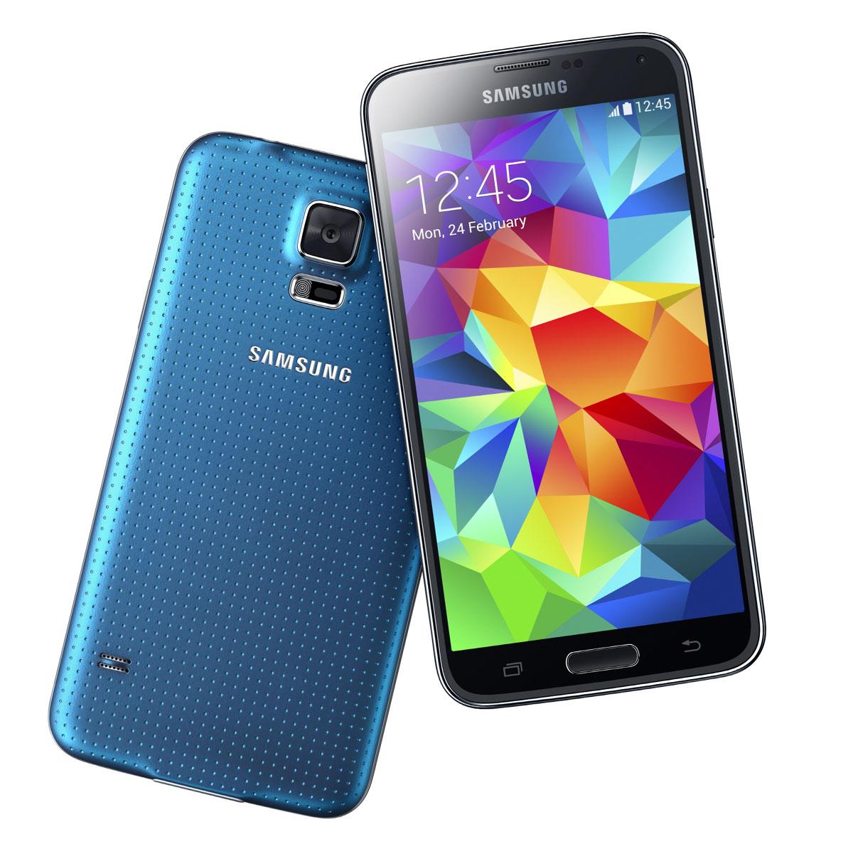 Samsung Galaxy S5 en color azul