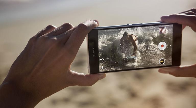 Sony Xperia Z2 con su cámara digital