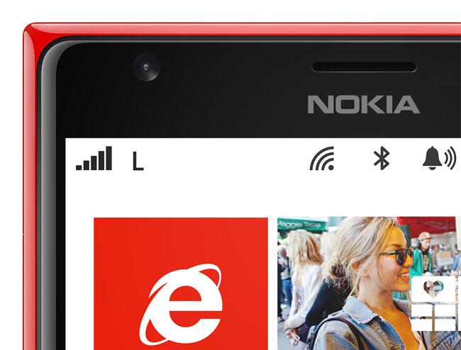 Nokia Lumia en color rojo