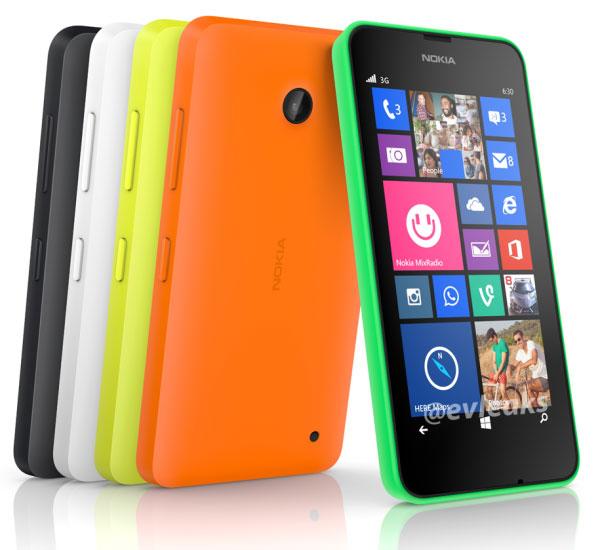 Diseño del Nokia Lumia 630